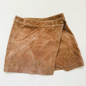 Blank NYV brown suede skirt